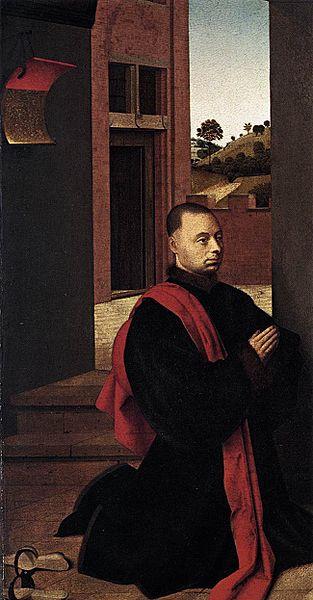 Petrus Christus A Donator oil painting image